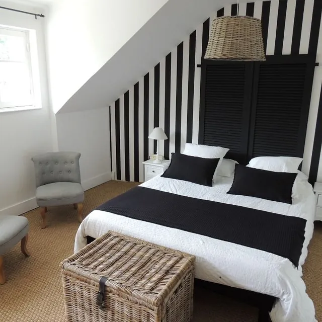 chambre noir et blanc